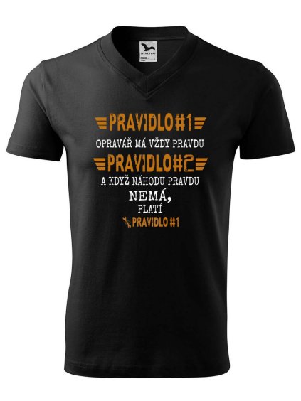 9298 1 panske v tricko s potiskem opravar pravidla