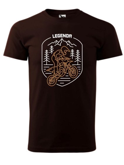 9403 10 panske tricko s potiskem legenda motokros