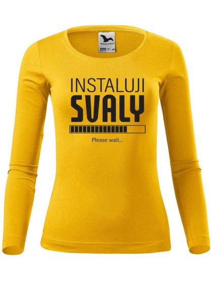 9532 12 damske bavlnene triko instaluji svaly