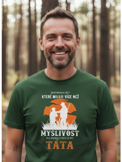 pánské tričko pro tátu myslivce