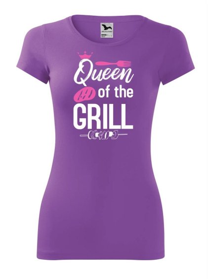 9997 4 damske tricko queen of the grill