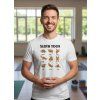 Dobrý triko pánské tričko Sloth yoga