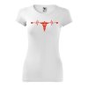 10082 damske tricko tep srdce zdravotnictvi
