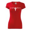 10082 3 damske tricko tep srdce zdravotnictvi