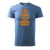 10367 2 panske tricko s potiskem keep calm beer