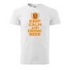 10367 3 panske tricko s potiskem keep calm beer