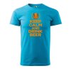 10367 27 panske tricko s potiskem keep calm beer