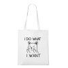 taška i do what i want bílá
