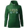 12767 5 damska mikina s potiskem life is good