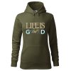 12767 8 damska mikina s potiskem life is good