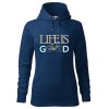 12767 10 damska mikina s potiskem life is good
