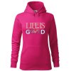 12767 11 damska mikina s potiskem life is good