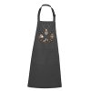 Dobrý triko zástěra s potiskem Jelen a šípy antracit