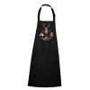 Dobrý triko zástěra s potiskem Jelen a šípy černá