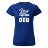 13211 4 damske funkcni tricko s potiskem sorry plans with dog