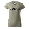 13469 25 damske tricko s potiskem tep gaming