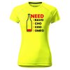 13523 5 damske funkcni tricko s potiskem need beer