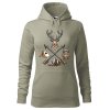 Dámská mikina s potiskem Jelen a šípy