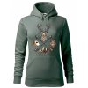 Dámská mikina s potiskem Jelen a šípy