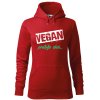 Dámská mikina s potiskem Vegan, protože chci