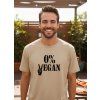 Dobrý triko pánské tričko 0% vegan černě
