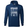 Pánská mikina s potiskem Opravář legenda