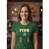 Dámské tričko pivo volá