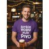 Pánské tričko šetřím vodu pivo