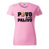 Dámské tričko s potiskem Pivo je moje palivo