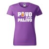 Dámské tričko s potiskem Pivo je moje palivo