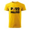 Pánské tričko s potiskem Pivo je moje palivo
