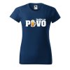 Dámské tričko s potiskem Jezdím na pivo
