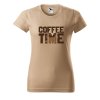 Dámské tričko s potiskem Coffee time