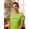 Dámské tričko Srdeční tep vegan