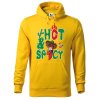 Pánská mikina s potiskem Chilli papričky (Barva mikiny malfini pánské Bílá, Velikost pánské mikiny 2XL)