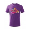 Dětské tričko s potiskem Kočka na kole