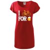 Dámské tričko/šaty For beer (Velikost - všechny NOVÉ 2XL, dámské šaty love Černá)