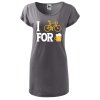 Dámské tričko/šaty For beer (Velikost - všechny NOVÉ 2XL, dámské šaty love Černá)