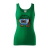 Dámské tílko s potiskem Walkman (Velikost 2XL, Ženy vodácká tílka Apple green)