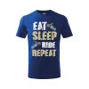 Dětské tričko Basic Eat sleep ride (Barva trička (děti) NOVÉ Apple green, Velikost - všechny NOVÉ 158/12 let)