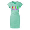 Bavlněné letní šaty Jsem tvůj zajíček (Velikost XL, Šaty freedom Tyrkysová)