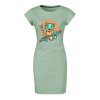 Bavlněné letní šaty s potiskem Žabka (Velikost XL, Šaty freedom Tyrkysová)