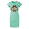 Bavlněné letní šaty No coffee no wokee (Velikost XL, Šaty freedom Tyrkysová)