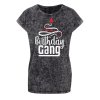 Dámské oversize tričko Birthday gang (Barva trička Acid wash Tmavě šedá, Velikost trička XS)