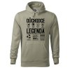 Pánská mikina s potiskem Důchodce legenda (Barva mikiny malfini pánské Ocelově šedá, Velikost pánské mikiny XL)