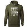 Pánská mikina s potiskem Důchodce legenda (Barva mikiny malfini pánské Ocelově šedá, Velikost pánské mikiny XL)