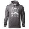Pánská mikina s potiskem Důchodce legenda (Barva mikiny malfini pánské Ocelově šedá, Velikost pánské mikiny XL)