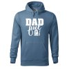 Pánská mikina s potiskem Dad fuel (Barva mikiny malfini pánské Ocelově šedá, Velikost pánské mikiny XL)