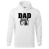 Pánská mikina s potiskem Dad fuel (Barva mikiny malfini pánské Ocelově šedá, Velikost pánské mikiny XL)