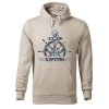 Pánská mikina s potiskem Kapitán kotva (Barva mikiny malfini pánské Ocelově šedá, Velikost pánské mikiny XL)
